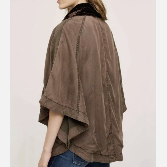 Anthropologie Hei Hei Todra cape jacket size L - Picture 4 of 15